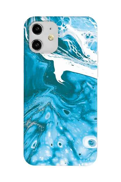 Mavi Kopuk 2 Lansman Model İçi Kadife Silikon Telefon Kılıfı