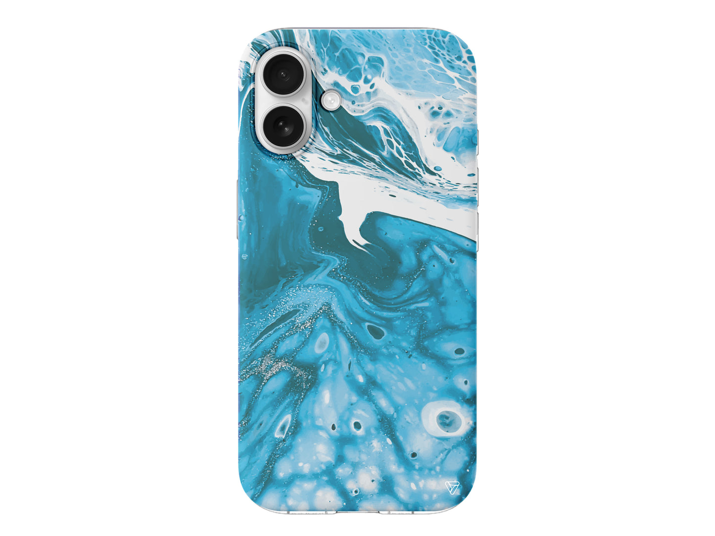 Mavi Kopuk 2 Lansman Model İçi Kadife Silikon Telefon Kılıfı