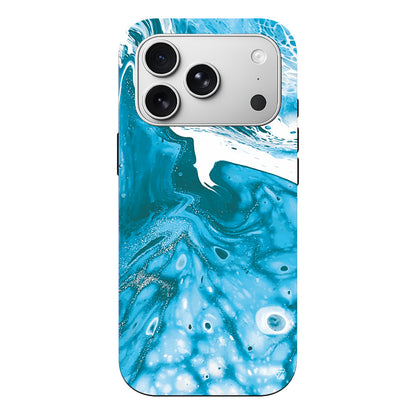 Mavi Kopuk 2 Lansman Model İçi Kadife Silikon Telefon Kılıfı