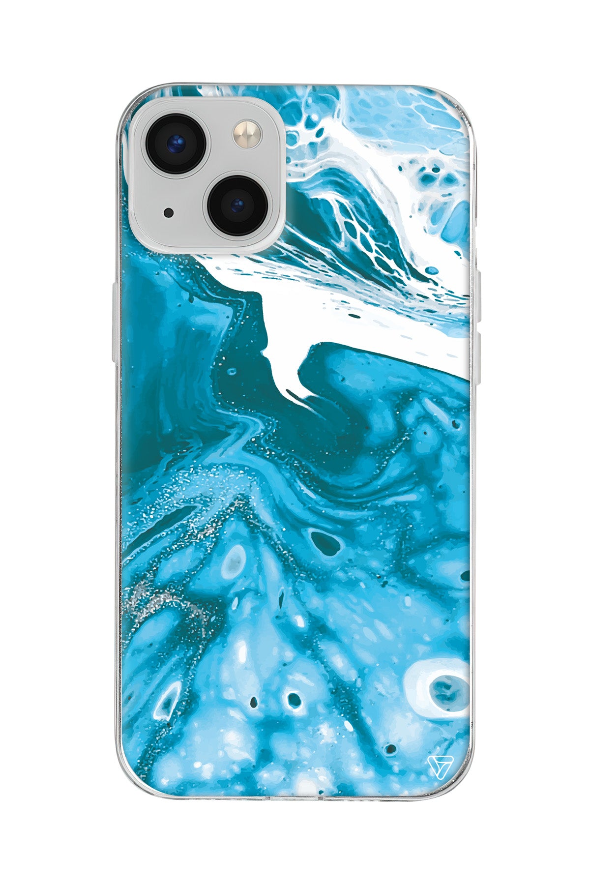 Mavi Kopuk 2 Lansman Model İçi Kadife Silikon Telefon Kılıfı