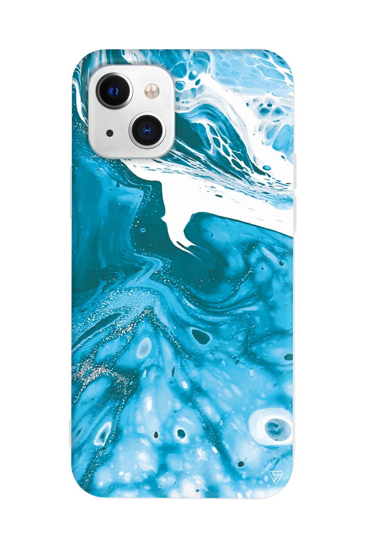 Mavi Kopuk 2 Lansman Model İçi Kadife Silikon Telefon Kılıfı