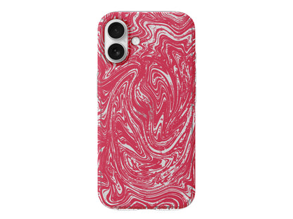 Kırmızı Akis Lansman Model İçi Kadife Silikon Telefon Kılıfı – Plus Serisine Özel