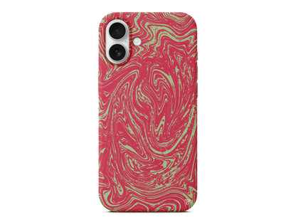 Kırmızı Akis Lansman Model İçi Kadife Silikon Telefon Kılıfı