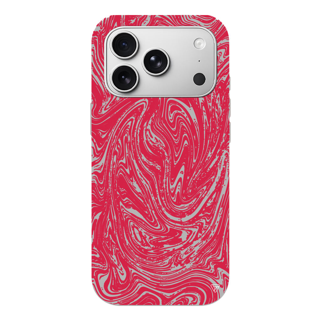 Kırmızı Akis Lansman Model İçi Kadife Silikon Telefon Kılıfı