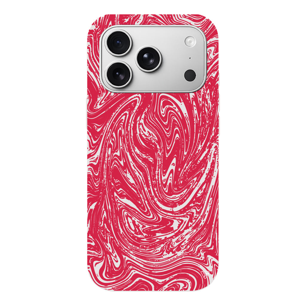 Kırmızı Akis Lansman Model İçi Kadife Silikon Telefon Kılıfı