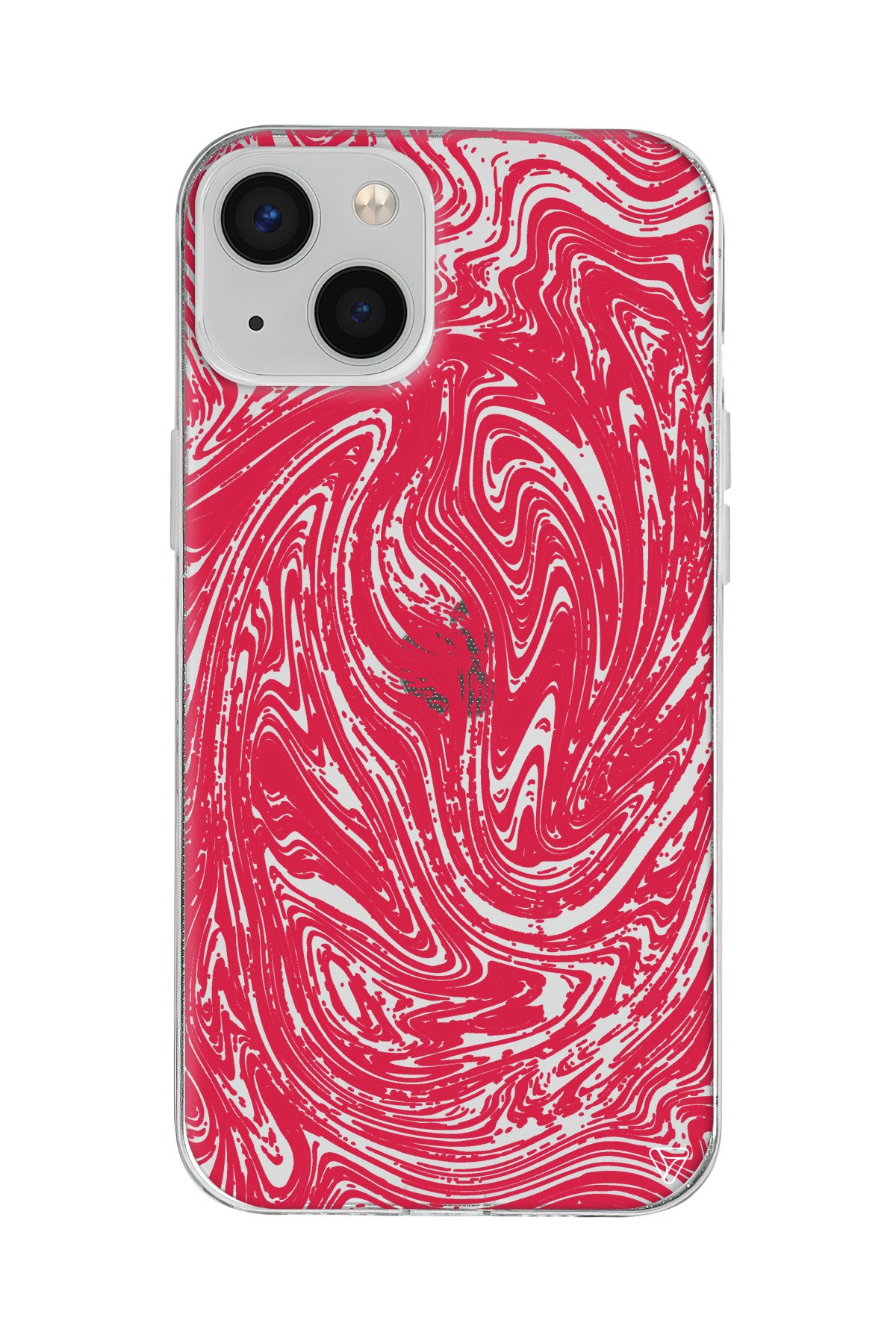 Kırmızı Akis Lansman Model İçi Kadife Silikon Telefon Kılıfı