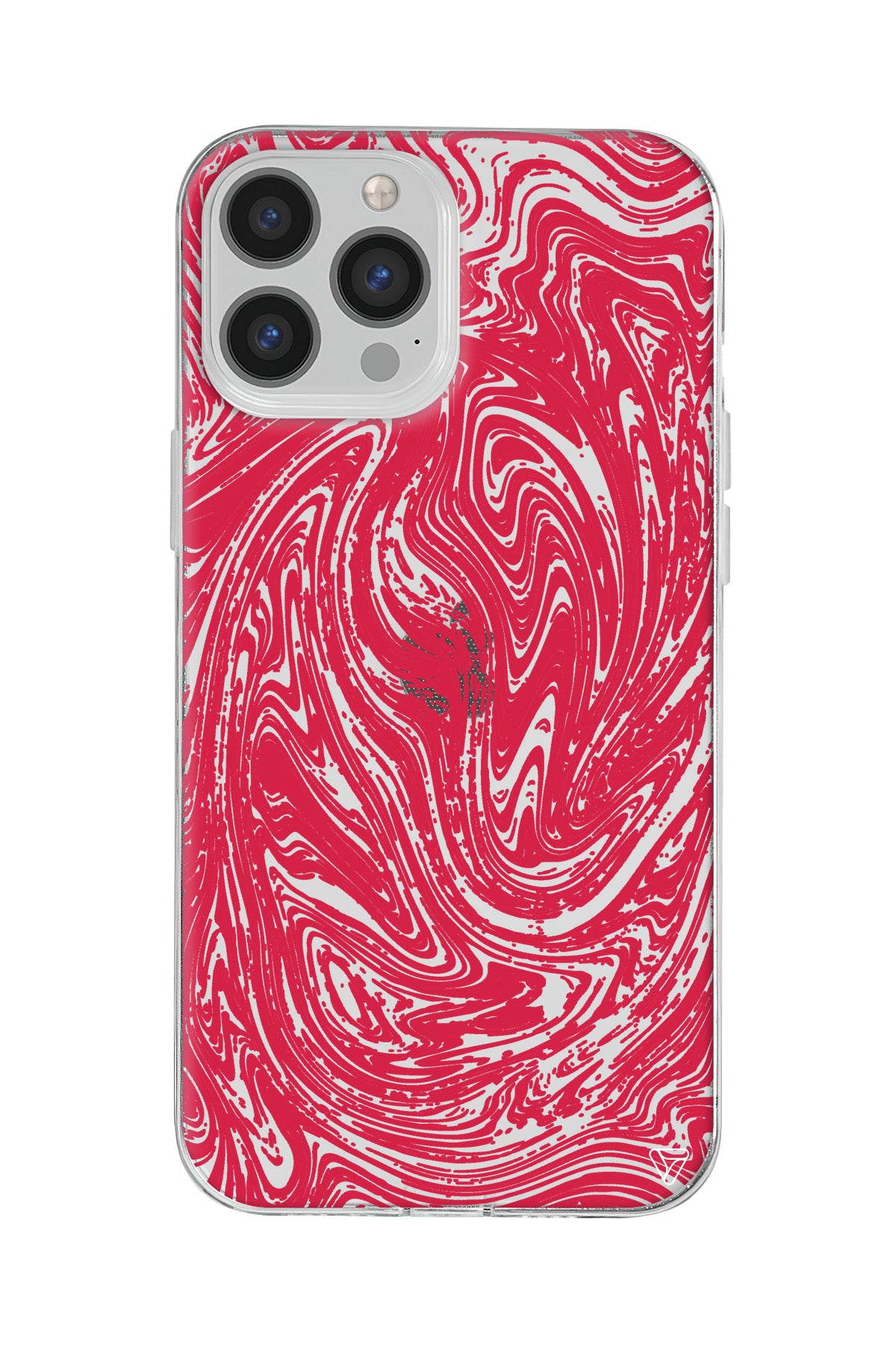 Kırmızı Akis Lansman Model İçi Kadife Silikon Telefon Kılıfı