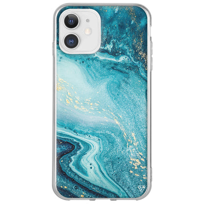 Mavi Yogunluk Lansman Model İçi Kadife Silikon Telefon Kılıfı