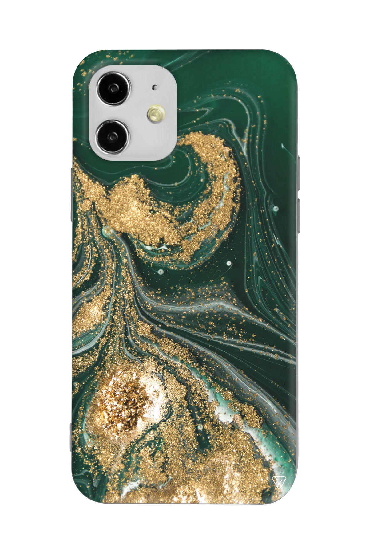 Yeşil Yogunluk Lansman Model İçi Kadife Silikon Telefon Kılıfı