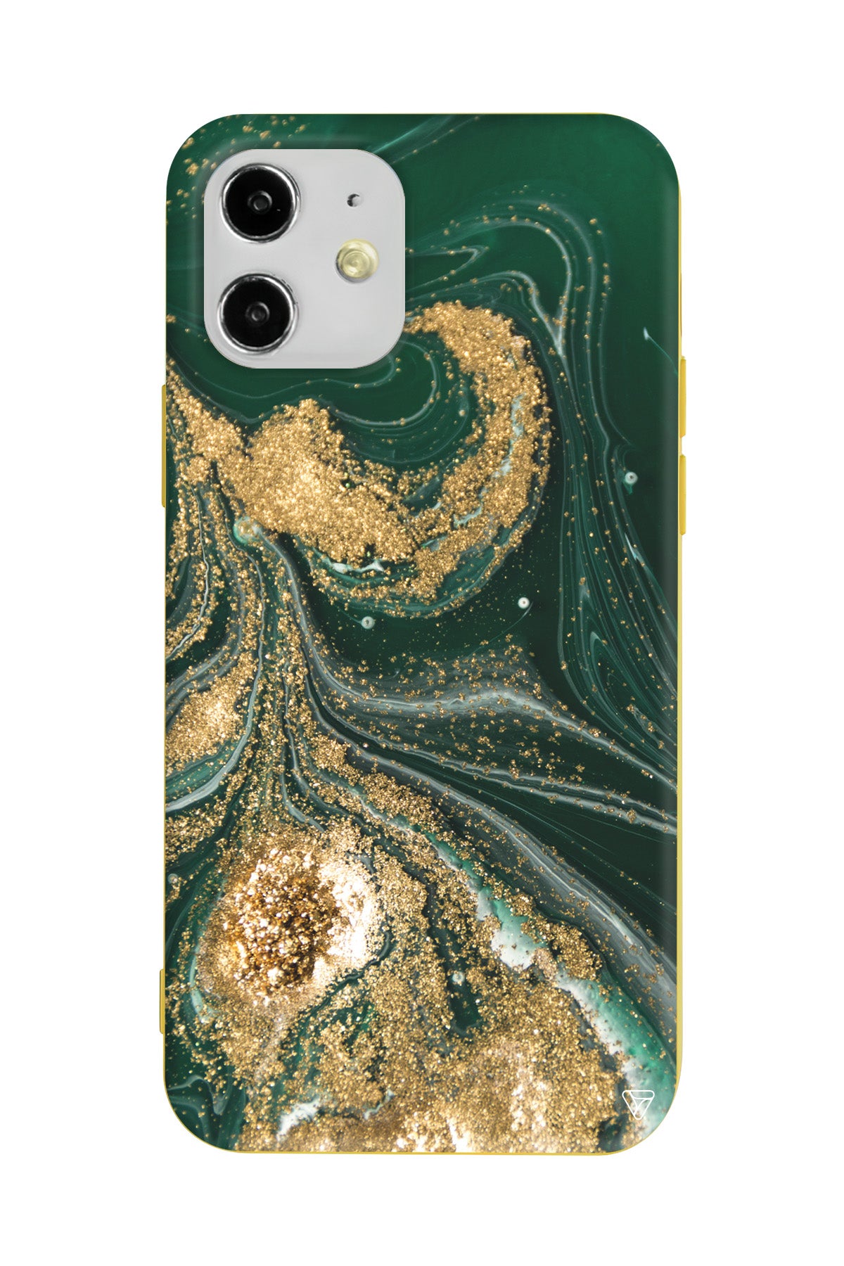 Yeşil Yogunluk Lansman Model İçi Kadife Silikon Telefon Kılıfı