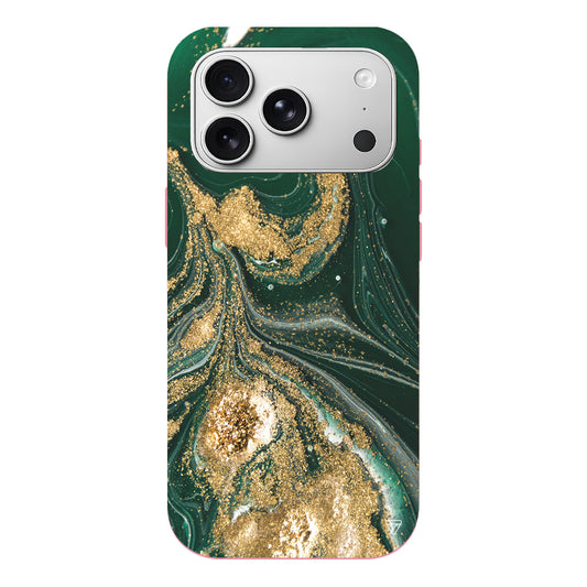 Yeşil Yogunluk Lansman Model İçi Kadife Silikon Telefon Kılıfı