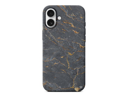 Gold ve Black Lansman Model İçi Kadife Silikon Telefon Kılıfı