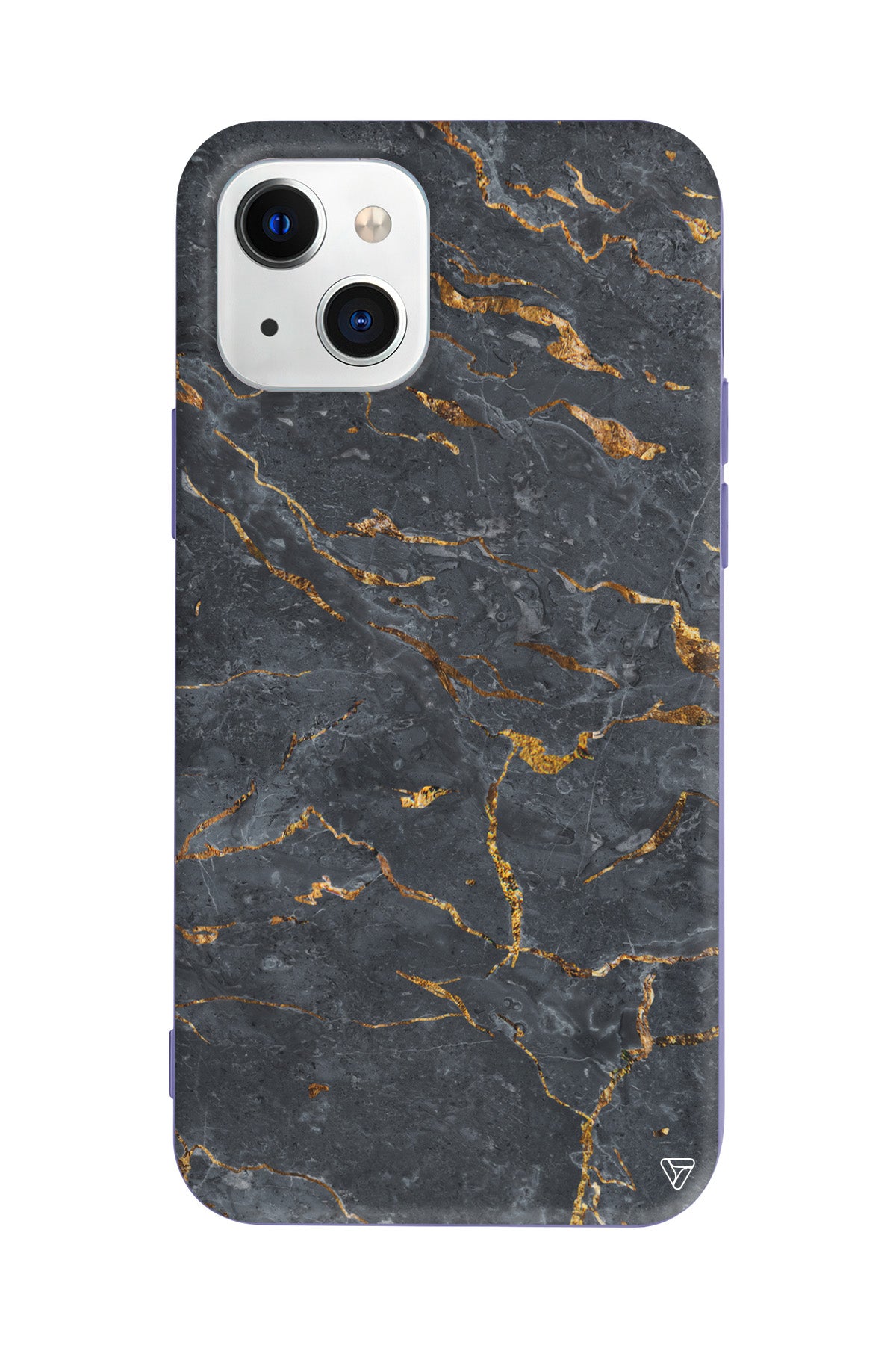 Gold ve Black Lansman Model İçi Kadife Silikon Telefon Kılıfı