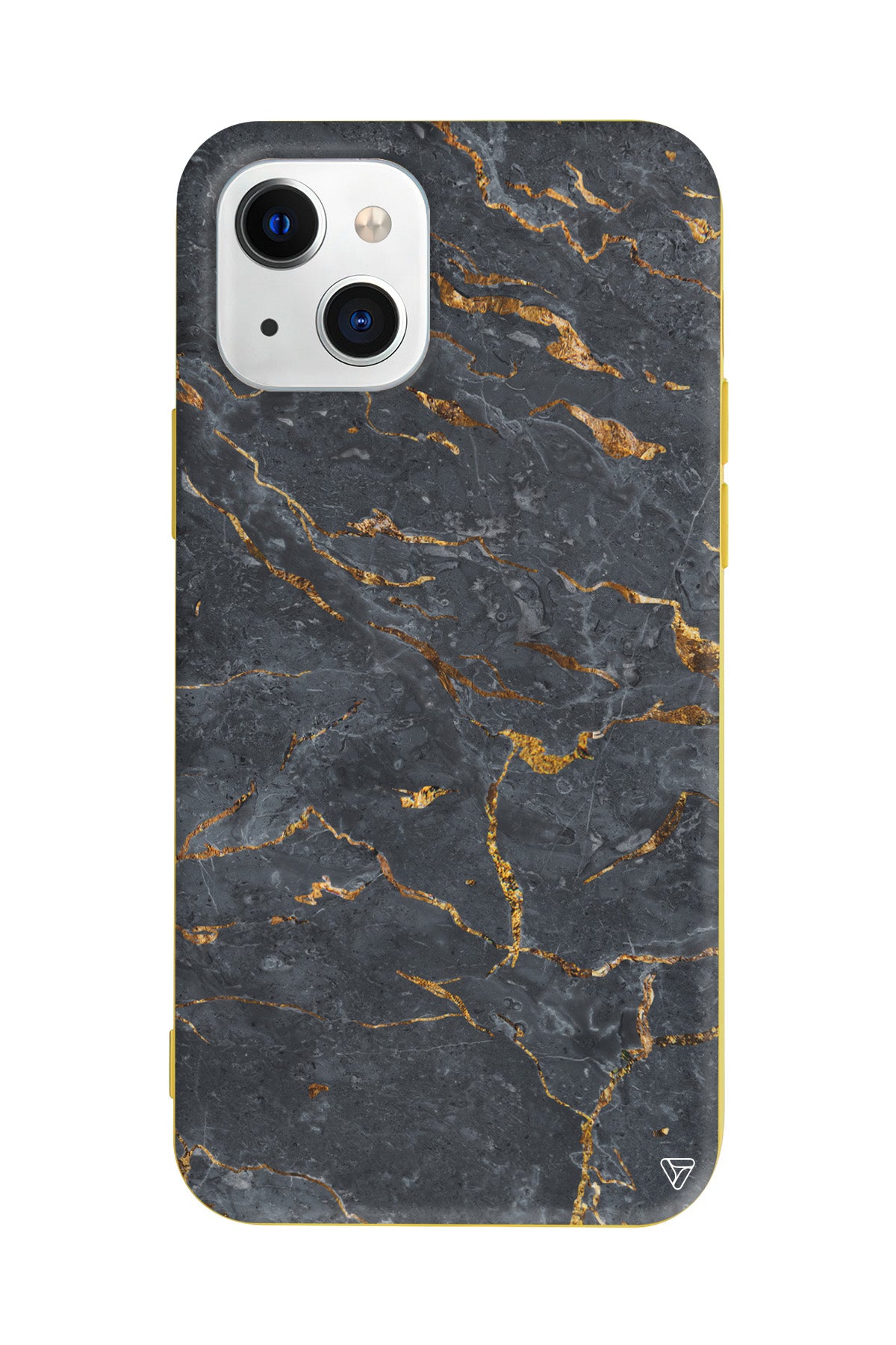 Gold ve Black Lansman Model İçi Kadife Silikon Telefon Kılıfı