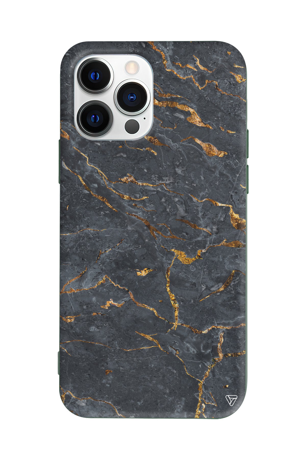 Gold ve Black Lansman Model İçi Kadife Silikon Telefon Kılıfı