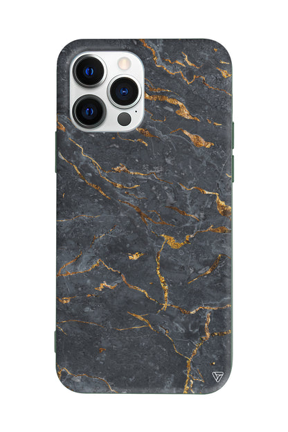 Gold ve Black Lansman Model İçi Kadife Silikon Telefon Kılıfı