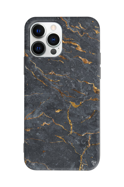 Gold ve Black Lansman Model İçi Kadife Silikon Telefon Kılıfı