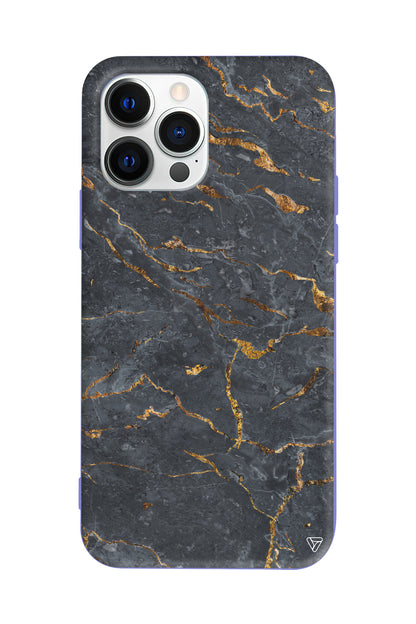 Gold ve Black Lansman Model İçi Kadife Silikon Telefon Kılıfı