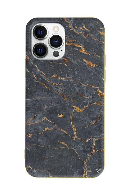 Gold ve Black Lansman Model İçi Kadife Silikon Telefon Kılıfı