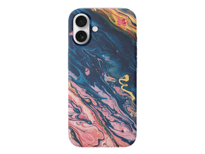 Yagli Boya Lansman Model İçi Kadife Silikon Telefon Kılıfı – Plus Serisine Özel