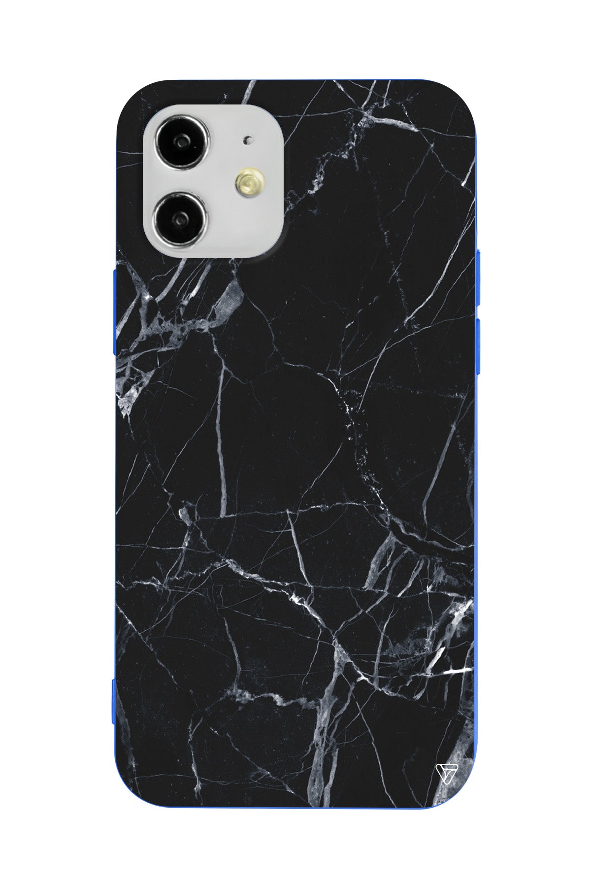 Siyah Catlak Lansman Model İçi Kadife Silikon Telefon Kılıfı