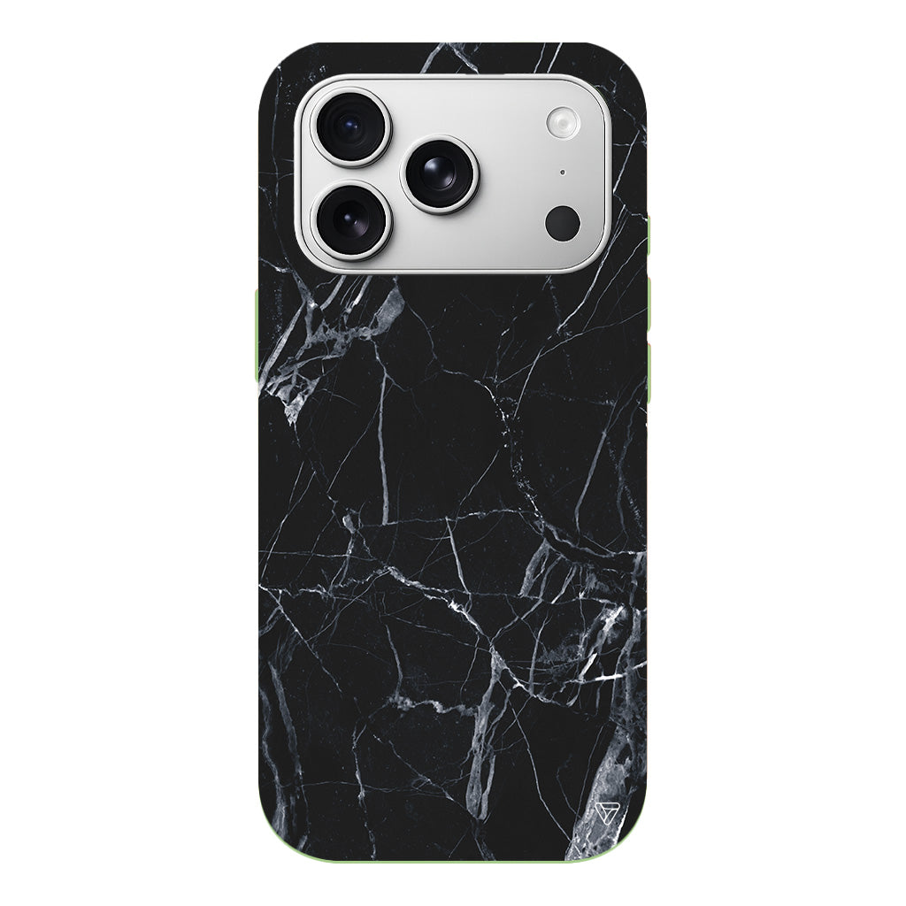 Siyah Catlak Lansman Model İçi Kadife Silikon Telefon Kılıfı