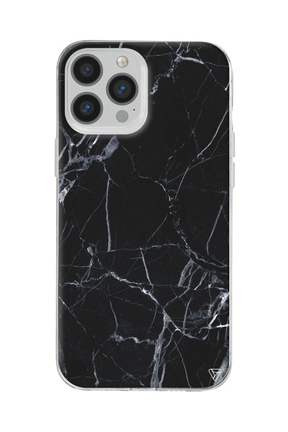 Siyah Catlak Lansman Model İçi Kadife Silikon Telefon Kılıfı