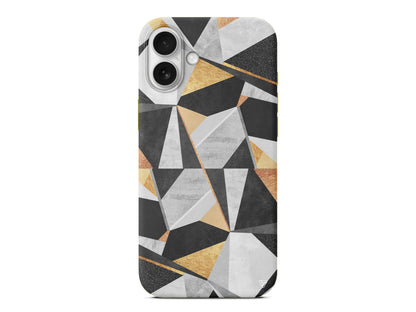 Ucgen Sekiller Lansman Model İçi Kadife Silikon Telefon Kılıfı – Plus Serisine Özel