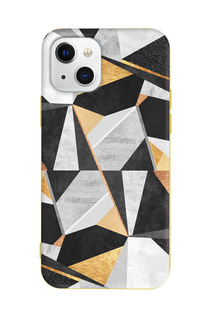 Ucgen Sekiller Lansman Model İçi Kadife Silikon Telefon Kılıfı – Plus Serisine Özel