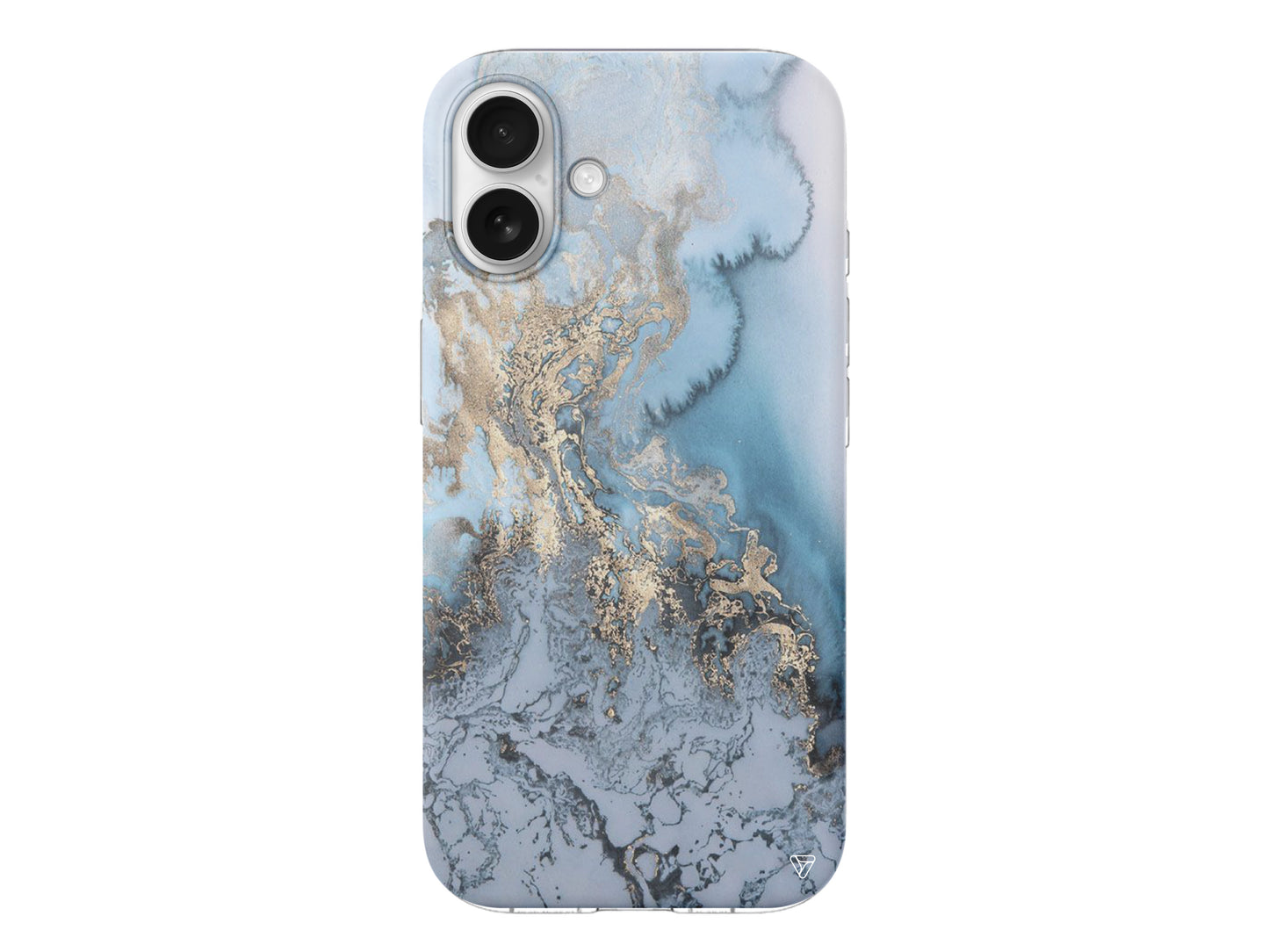 Gold and Cyan Lansman Model İçi Kadife Silikon Telefon Kılıfı – Plus Serisine Özel