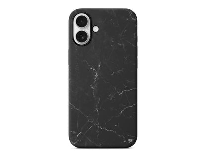 Black Marble Lansman Model İçi Kadife Silikon Telefon Kılıfı – Plus Serisine Özel