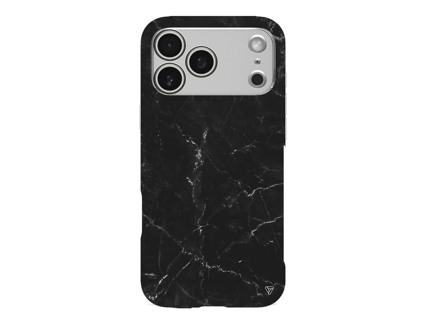 Black Marble Lansman Model İçi Kadife Silikon Telefon Kılıfı