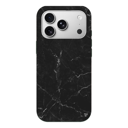 Black Marble Lansman Model İçi Kadife Silikon Telefon Kılıfı
