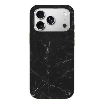 Black Marble Lansman Model İçi Kadife Silikon Telefon Kılıfı