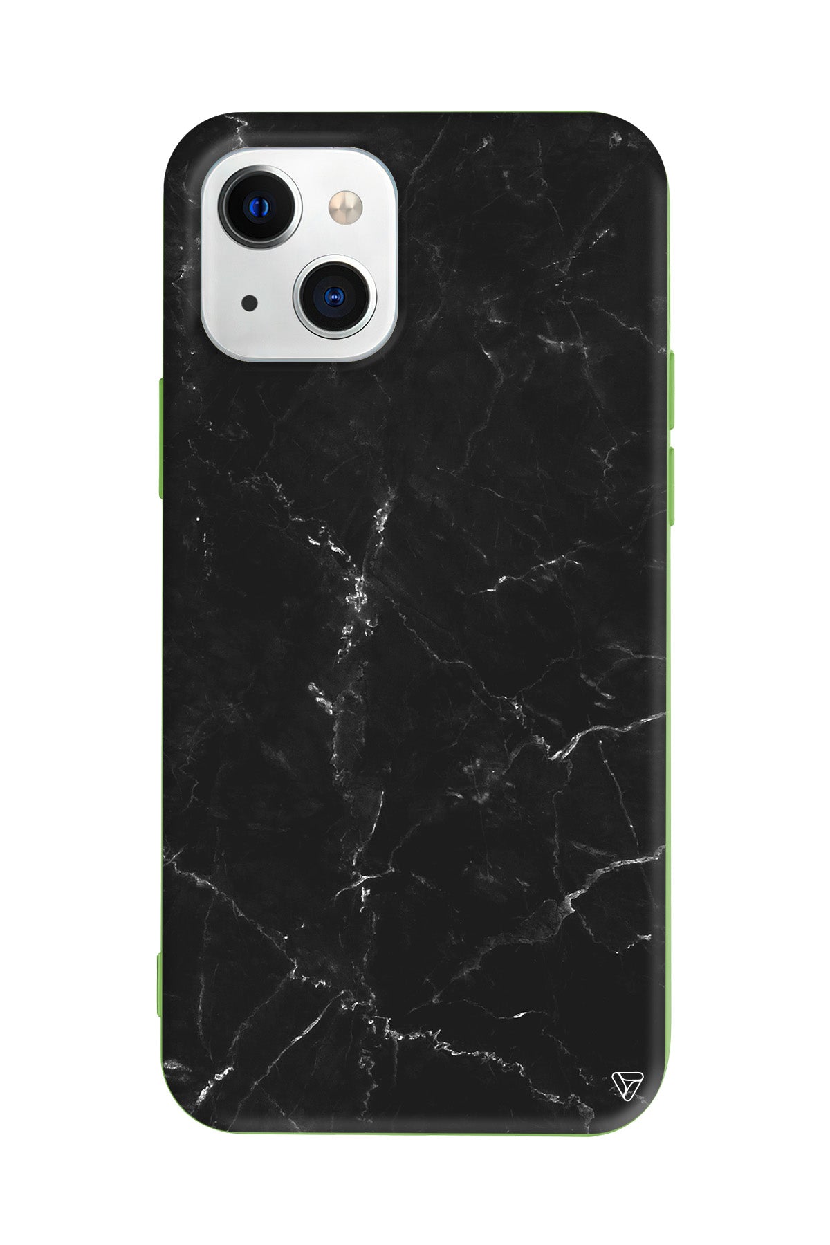 Black Marble Lansman Model İçi Kadife Silikon Telefon Kılıfı