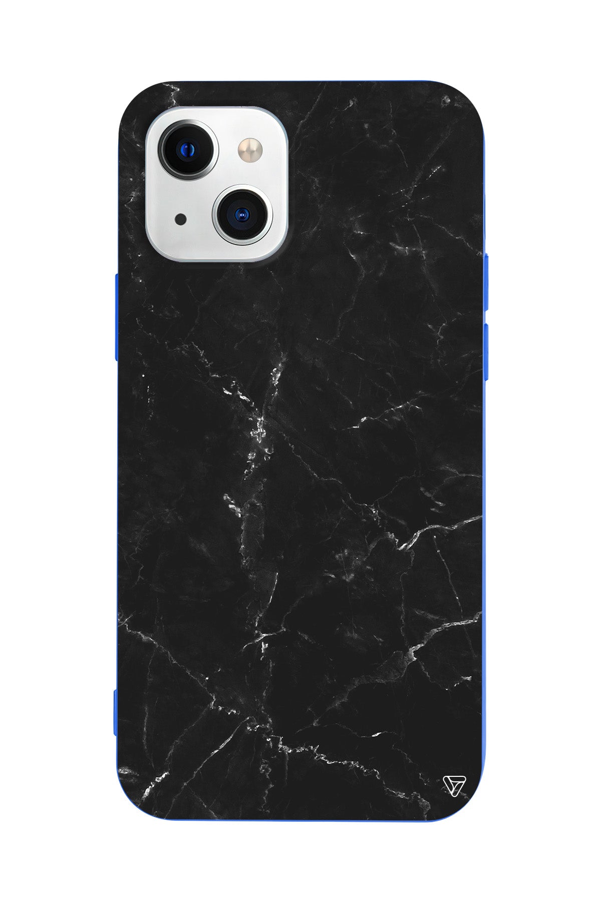 Black Marble Lansman Model İçi Kadife Silikon Telefon Kılıfı