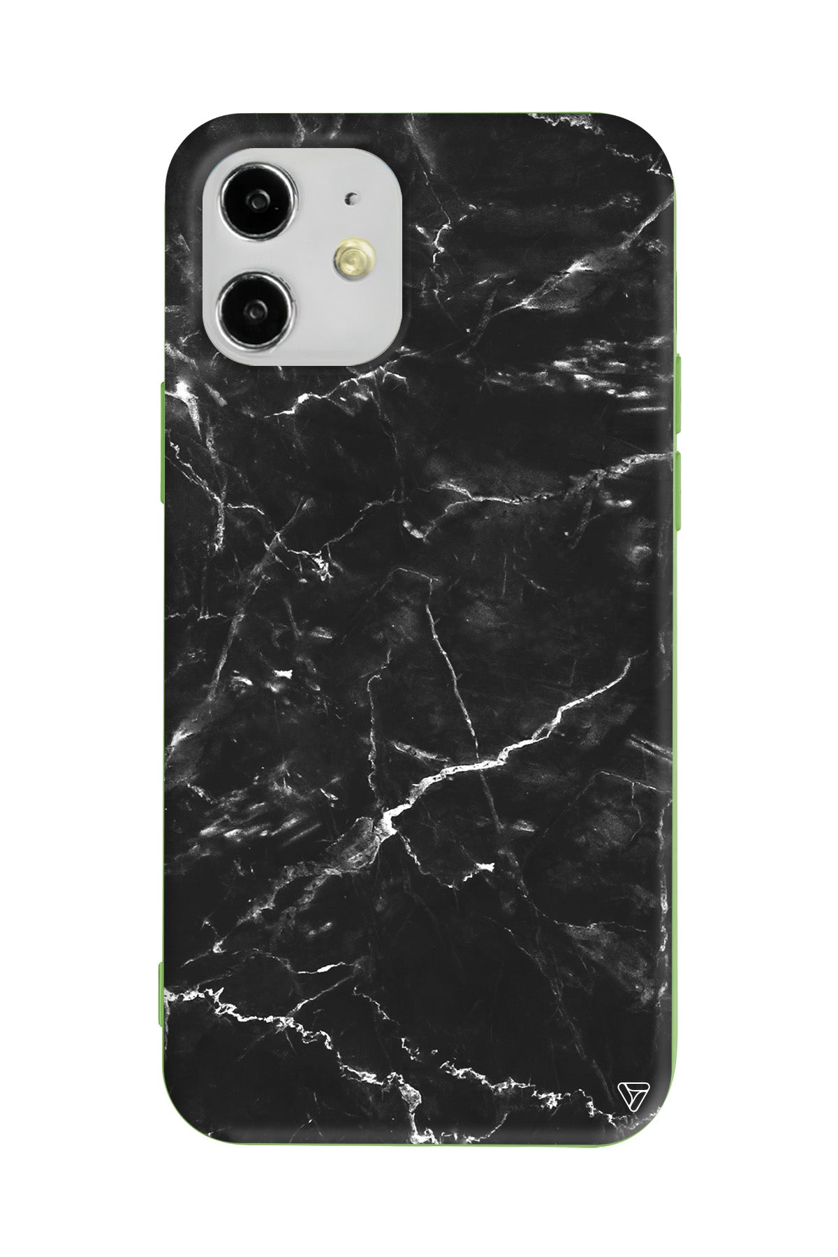 Black Marble 2 Lansman Model İçi Kadife Silikon Telefon Kılıfı