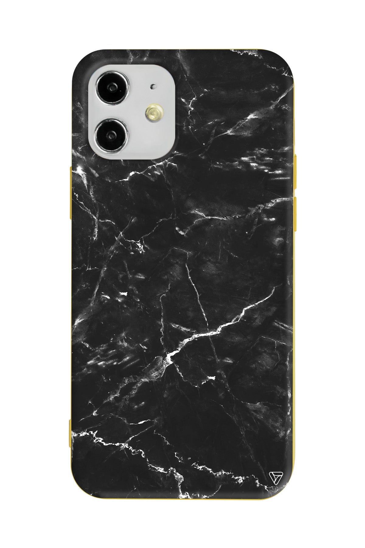 Black Marble 2 Lansman Model İçi Kadife Silikon Telefon Kılıfı