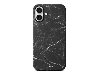 Black Marble 2 Lansman Model İçi Kadife Silikon Telefon Kılıfı – Plus Serisine Özel