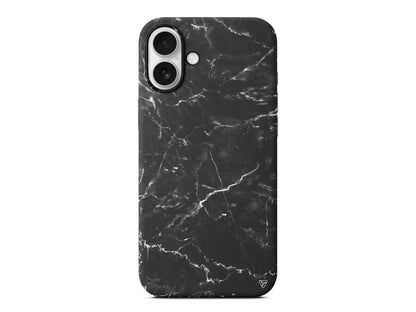 Black Marble 2 Lansman Model İçi Kadife Silikon Telefon Kılıfı – Plus Serisine Özel