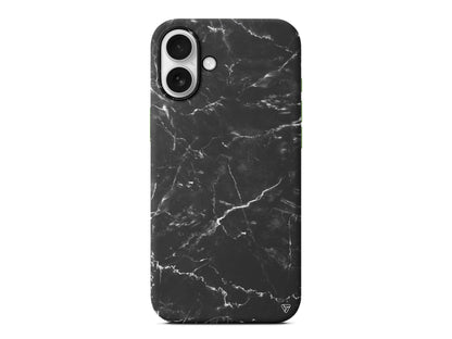 Black Marble 2 Lansman Model İçi Kadife Silikon Telefon Kılıfı – Plus Serisine Özel