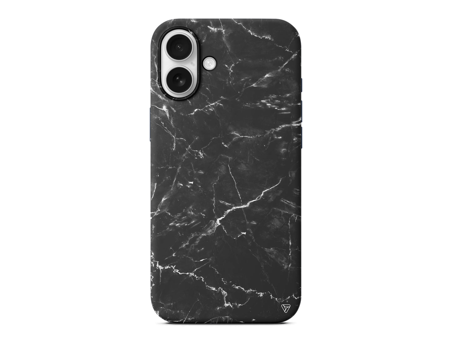 Black Marble 2 Lansman Model İçi Kadife Silikon Telefon Kılıfı