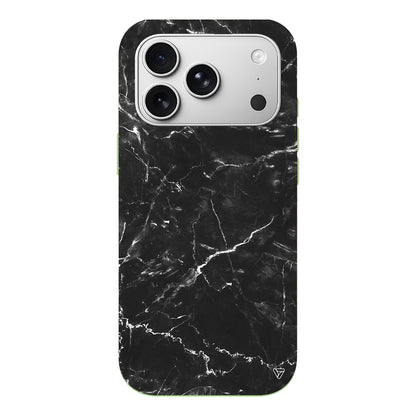 Black Marble 2 Lansman Model İçi Kadife Silikon Telefon Kılıfı