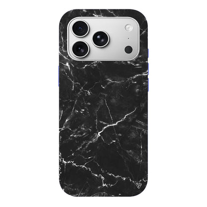 Black Marble 2 Lansman Model İçi Kadife Silikon Telefon Kılıfı