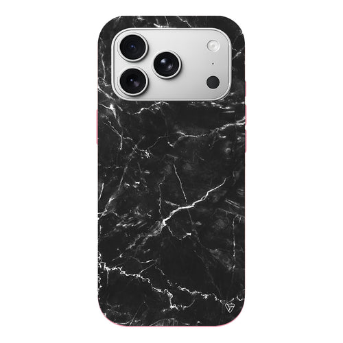 Black Marble 2 Lansman Model İçi Kadife Silikon Telefon Kılıfı