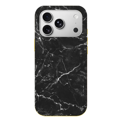 Black Marble 2 Lansman Model İçi Kadife Silikon Telefon Kılıfı