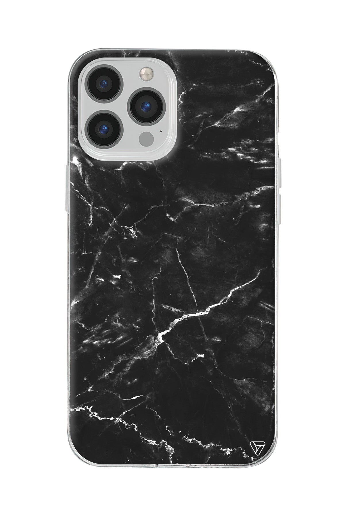 Black Marble 2 Lansman Model İçi Kadife Silikon Telefon Kılıfı