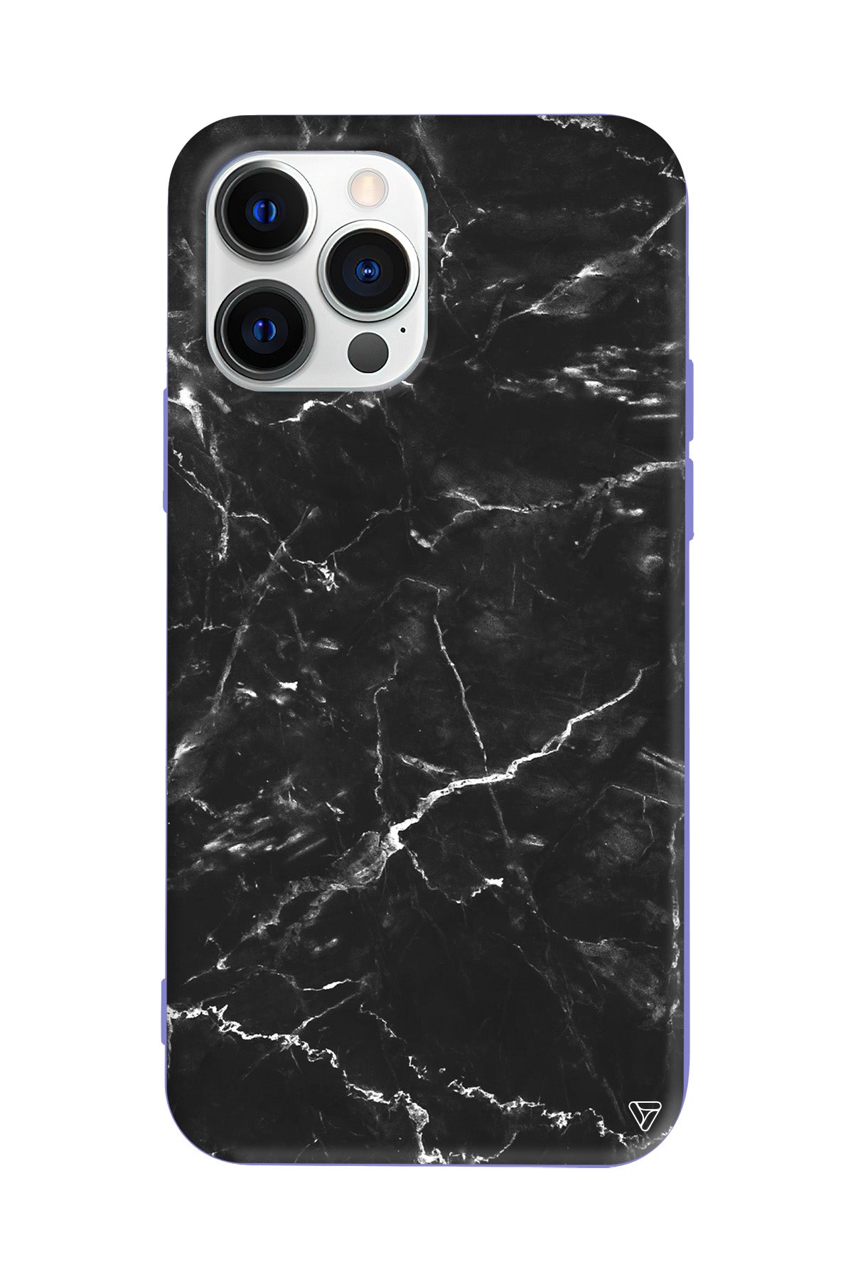Black Marble 2 Lansman Model İçi Kadife Silikon Telefon Kılıfı