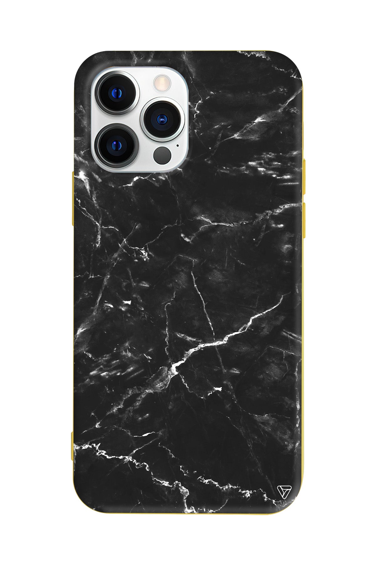Black Marble 2 Lansman Model İçi Kadife Silikon Telefon Kılıfı