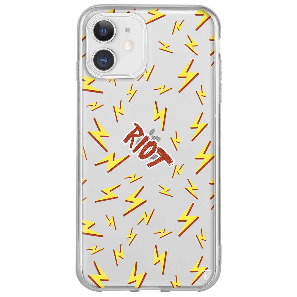 Riot Lansman Model İçi Kadife Silikon Telefon Kılıfı